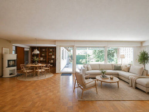 Wohnzimmer Einrichtungsbeispiel - 