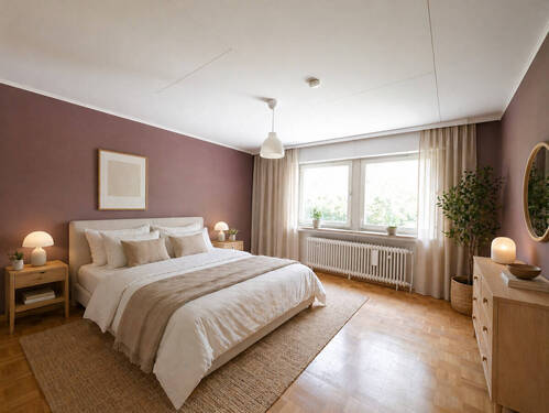 Schlafzimmer Einrichtungsbeispiel - 