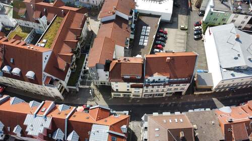 Blick von oben in die Alexanderstraße - 