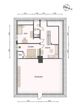 Dachgeschoss - 