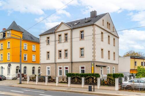 Frontansicht - Etagenwohnung in Dresden
