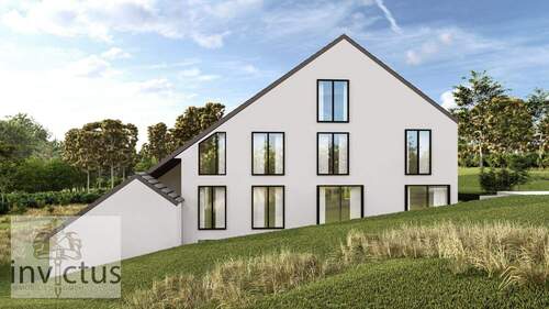 Visualisierung des Gebäudes - 6 Zimmer Doppelhaushälfte in Adelsheim
