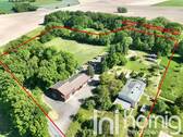 Grundstück - Landanwesen (3,5ha) mit großem Haus und Gewerbehalle