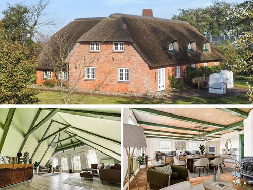 Ihr neues Zuhause in Nordriesland - Sie suchen das besondere? Vor den Toren von SYLT. Exklusives Einfamilienhaus unter Reet in TOP-Lage.