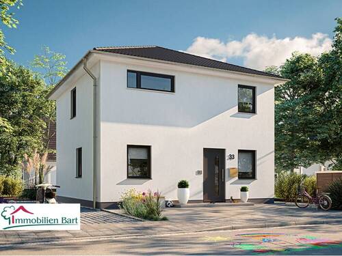 Straßenansicht - KIRFGRENZE LUXEMBURG: MASSIVER NEUBAU MIT 13 AR GRUNDSTÜCK!