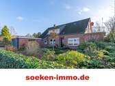 1. Hauptbild - Wohnen mit Weitblick: Modernisiertes Haus mit Wintergarten und Traumgrundstück in Großefehn *TU2507*