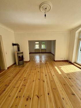 Wohn- und Esszimmer - 4 Zimmer Etagenwohnung in Eberswalde