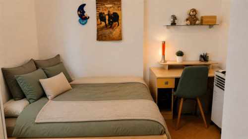 Schlafzimmer - virtually staged - 