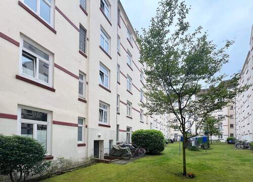 Rückansicht - 2 Zimmer Etagenwohnung in Hamburg