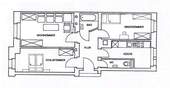 Wohnungsgrundriss - 