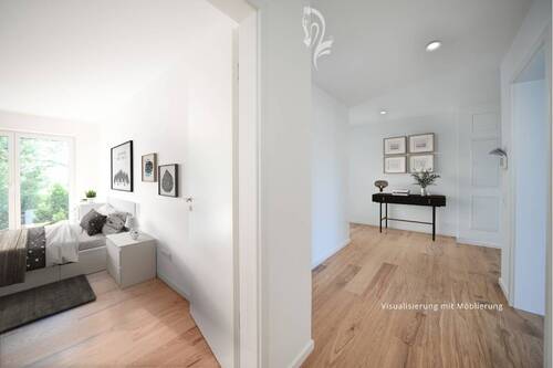 Visualisierung Flur - Etagenwohnung mit 113,00 m² in Höchberg zum Kaufen