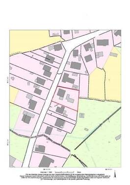 Flurkartenauszug - Courtagefrei !! Baugrundstück mit Altbestand Ca. 1167 m²