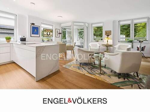 Bismarckallee 49 - Ein Juwel im Villenviertel - Hochwertig sanierte Wohnung mit Wintergarten & Kamin