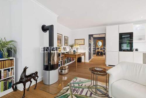 Wohnzimmer mit Kamin - 