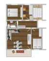 3D-Grundriss (nicht maßstabsgetreu) - 