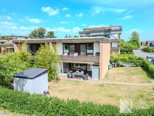 Terrassenansicht - 4 Zimmer Reihenendhaus in Lüneburg