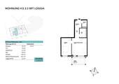 Wohnung H2.3.3 mit Loggia - 