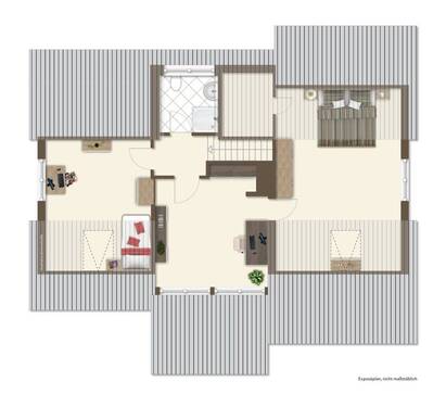 Wohnung Obergeschoss / Dachgeschoss - 