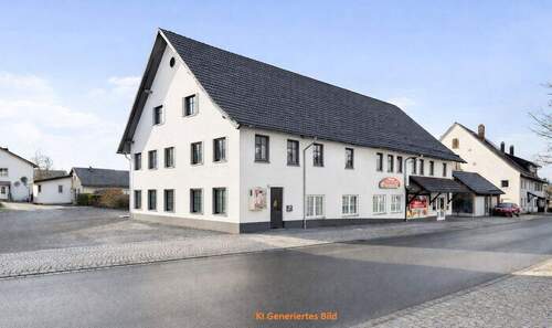 KI Generiertes Beispiel - Mehrfamilienhaus, Wohnhaus mit 443,00 m&sup2; in Markt Rettenbach zum Kaufen