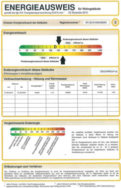 Energieausweis - 