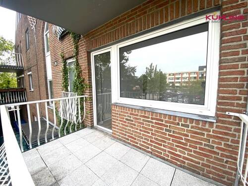 Balkon - Etagenwohnung mit 28,00 m² in Vechta zur Miete