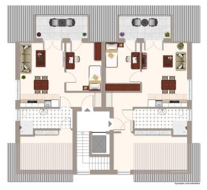 Dachgeschoss - 2 Zimmer Etagenwohnung in Ennigerloh