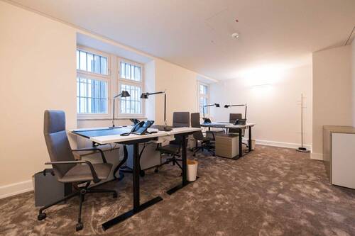 4er Büro - 4er Büro im Bankenviertel Frankfurt - Möbliert, flexibel, sofort verfügbar