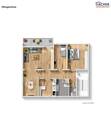Grundriss, 3,5 Zi.-Whg. - 