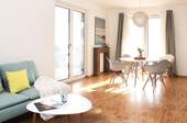 Wohnzimmer - Etagenwohnung mit 67,20 m² in Dresden zur Miete