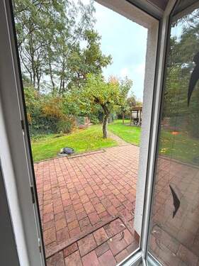 Ausgang zur Terrasse vom Wohnzimmer - 