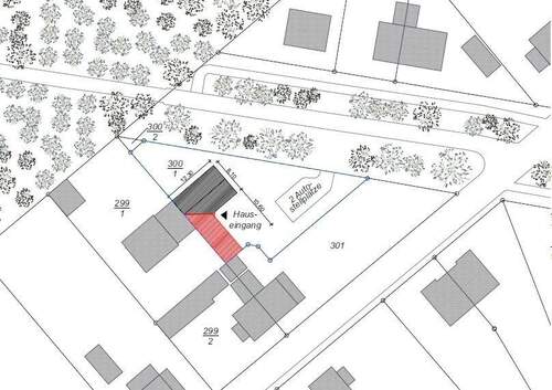 Lageplan inklusive Anbau - 