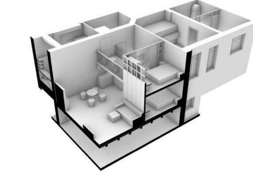 Schnittansicht Architekten-Planung - 