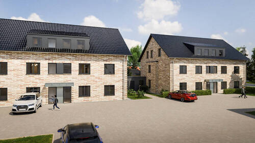 Bild 1 - Projektierte Obergeschoss-Eigentumswohnung in zentraler Siedlungslage von Bersenbrück