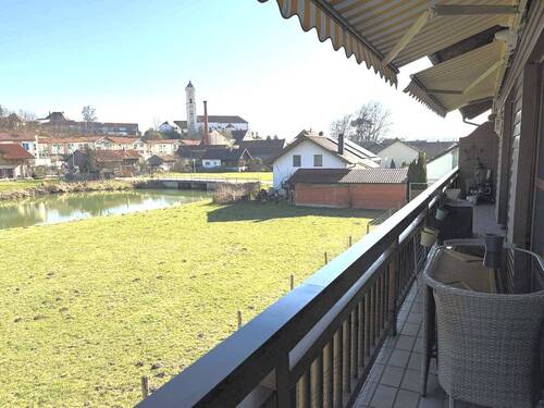 Balkon - 4 Zimmer Etagenwohnung zum Kaufen in Bad Birnbach