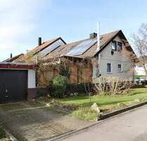 Ihr Familienprojekt: Urgemütliche Doppelhaushälfte mit Option auf die zweite Doppelhaushälfte - Zell unter Aichelberg