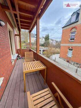 Balkon - 2 Zimmer Etagenwohnung zur Miete in Aue