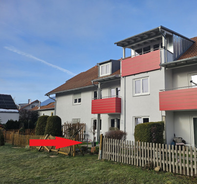 Außenansicht - sofort frei: 2 Zi. EG Wohnung mit Gartenanteil inkl. TG-Stpl. in KE-Rothkreuz