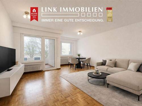 Titelbild - Hemmingen: attraktive 3-Zimmerwohnung in ruhiger Lage - mit Balkon!