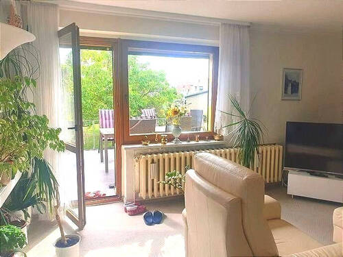 Wohnzimmer mit Terrasse - 