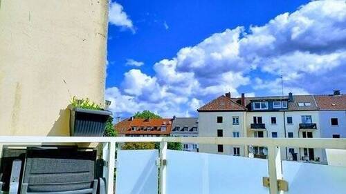 Balkon-Aussicht-1.jpg - BO-City: 3-4-Zimmer-Wohnung mit Balkon in ruhiger zentraler Lage