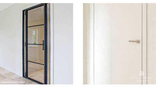 Innentüren Diele - Stahl & stumpf einschlagend - 