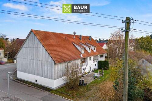 Luftaufnahme - 9 Zimmer Mehrfamilienhaus, Wohnhaus in Ebenweiler