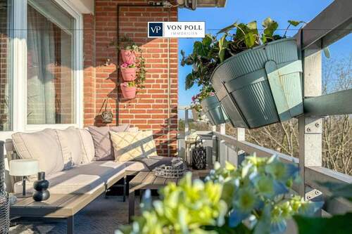 Titelbild - Stilvolle 2-Zimmer Eigentumswohnung mit Blick über Nordhorn