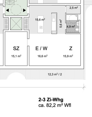 LUV_WE-82qm_Var - 3 Zimmer Etagenwohnung in Lüneburg