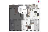 Grundriss Wohnung Nr 03 im 2 OG - 