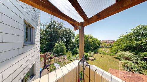 Blick vom Balkon - 