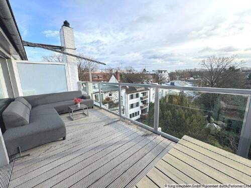 Balkon - Ausblick - 7 Zimmer Etagenwohnung zum Kaufen in Hamburg