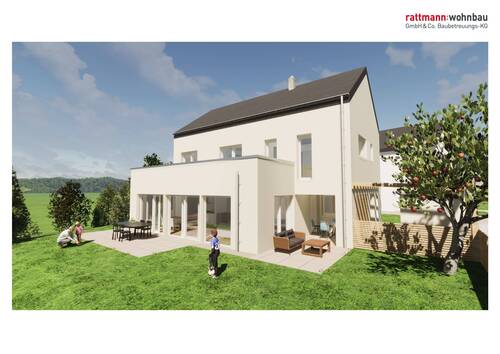 Süd West Perspektive - Traumhaus in Herzogenaurach - sonnig und ruhig gelegen - Haus 1