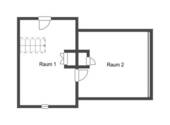 Grundriss Skizze Dachboden - 