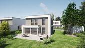 Hausansicht - Neubau eines Traumhauses am Erlanger Burgberg - sonnig und ruhig gelegen